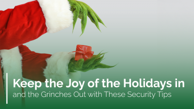 The Grinch stealing a present